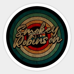 Smokey Robinson -   Vintage Circle kaset Sticker